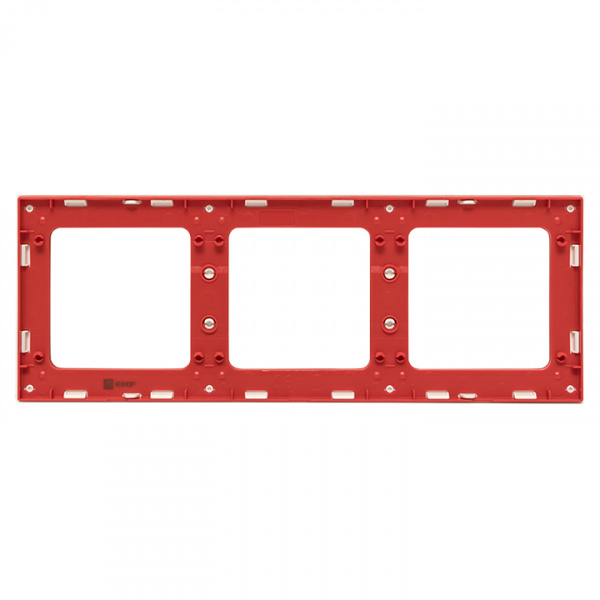 EKF PROxima Стокгольм Белый Линия красная Рамка 3-ая