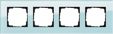 Gira ESP Салатовое Стекло Рамка 4-ая