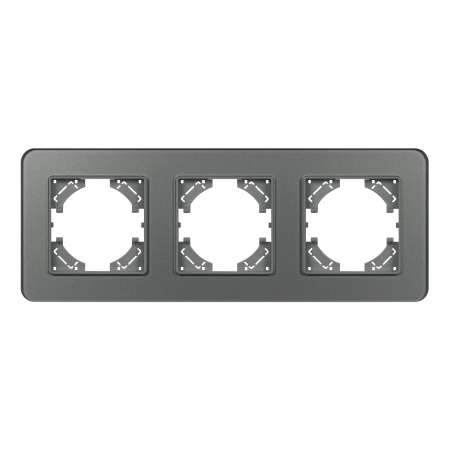 Arlight Рамка стеклянная FRM-OMALI-SFGS-3-GR (-)