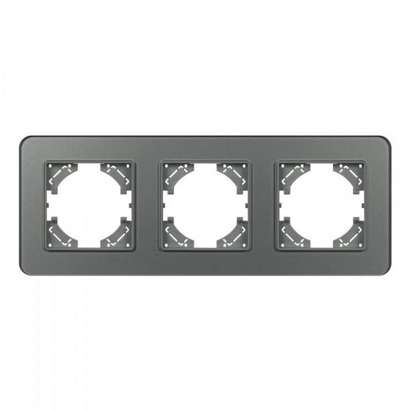 Arlight Рамка стеклянная FRM-OMALI-SFGS-3-GR (-)