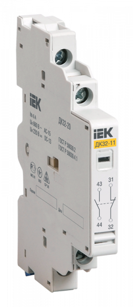 IEK Дополнительный контакт поперечный ДКП32-20