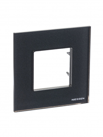 ABB NIE Zenit Стекло графит Рамка 1-я 2 мод