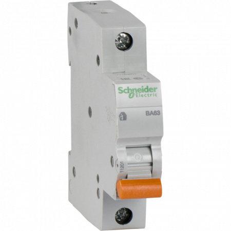 Schneider Electric Домовой ВА63 Автоматический выключатель 1P 6A (C) 4.5kA