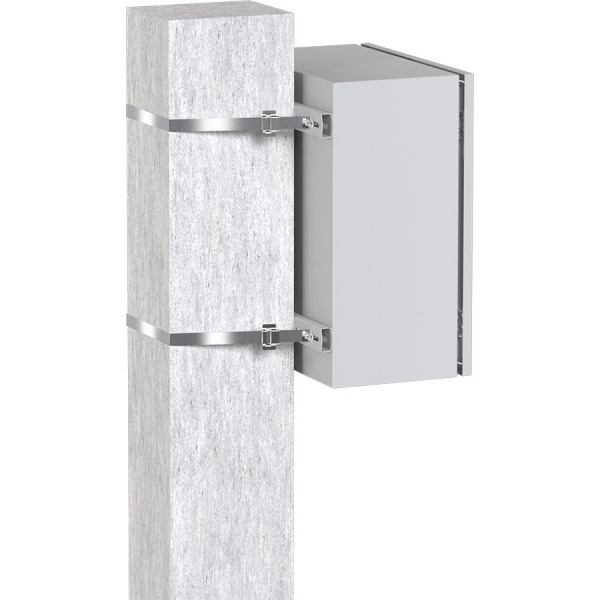 EKF Basic Крепление на столб монтажной полосой (ширина шкафа до 400 мм)