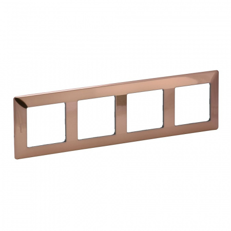 Legrand Valena LIFE Медь Рамка 4-ая