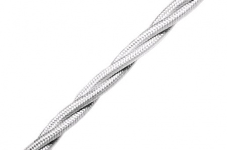 BIRONI Белый глянец Витой провод 2*2,5 50м