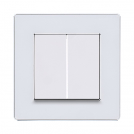 Рамка 1-постовая, белый Kollinger Eleganz Acryl EA1WH