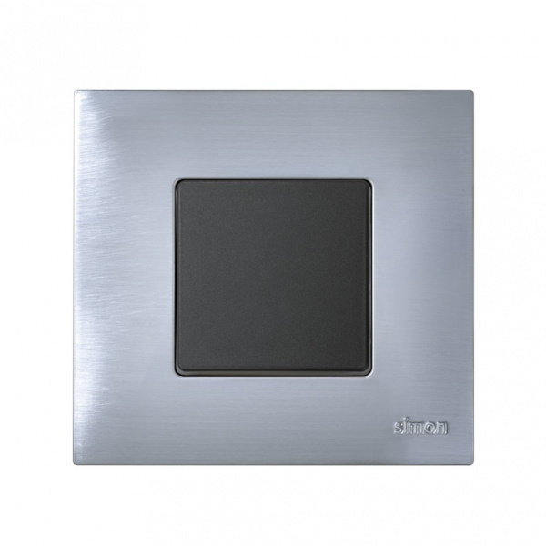 Simon 27 Play Нержавеющая сталь Рамка-декор 1-ая