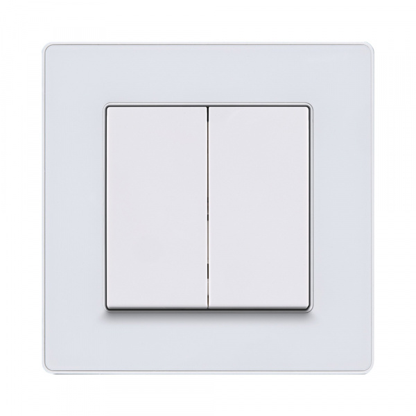 Рамка 1-постовая, белый Kollinger Eleganz Acryl EA1WH