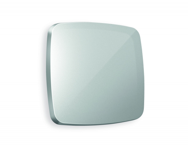 Лицевая панель OMEGA (Серебро глянец) для 1-клавишных выключателей QUANT OP4010