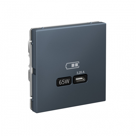 Systeme Electric ArtGallery Грифель USB Розетка тип-С 65Вт высокоскор.заряд. QC, PD, механизм