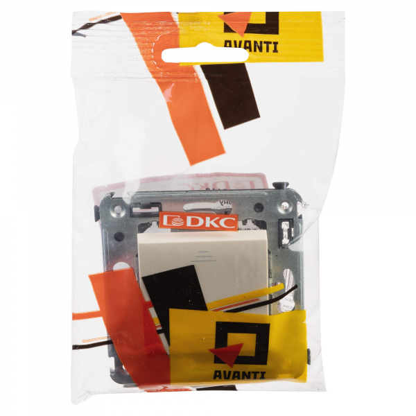 DKC Avanti Ванильная дымка Переключатель одноклавишный