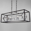 Подвесной светильник в стиле лофт 70122/5 черный Eurosvet Crate