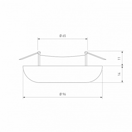 Светильник встраиваемый прозрачный 2201 MR16 Elektrostandard  a038455