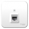 SE Blanca наруж Бел Розетка компьютерная RJ45, кат.5E, изолир. пластина