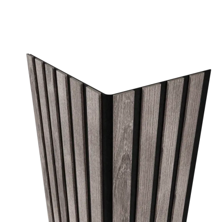 Акустическая панель FLEX Ясень Дымчатый 1200×600 мм рейка 25х6 мм