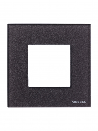 ABB NIE Zenit Стекло кофейное Рамка 1-я 2 мод