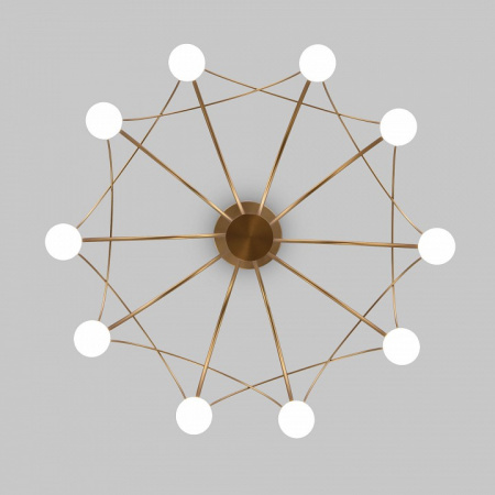 Подвесной светодиодный светильник 90030/10 LED золото Eurosvet Ragno