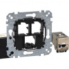 SE Merten Actassi Механизм розетки телекоммуникационной Cat6A STP 1хRJ45