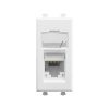 DKC Avanti Белое облако Компьютерная розетка RJ-45  категория  5е 1 модуль