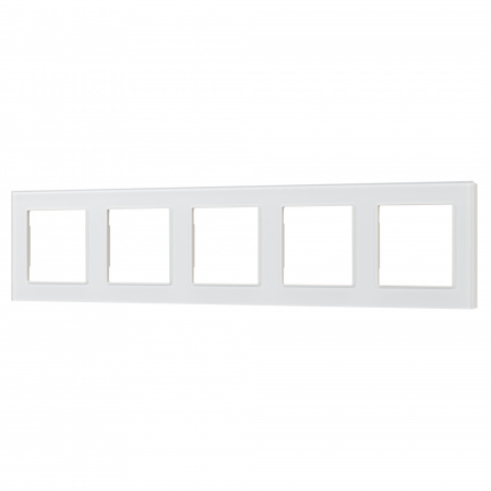 Arlight Рамка стеклянная FRM-GLARE-GS-5-WH (-)
