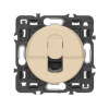 Legrand Celiane Беж Накладка компьютерной 1-ой розетки