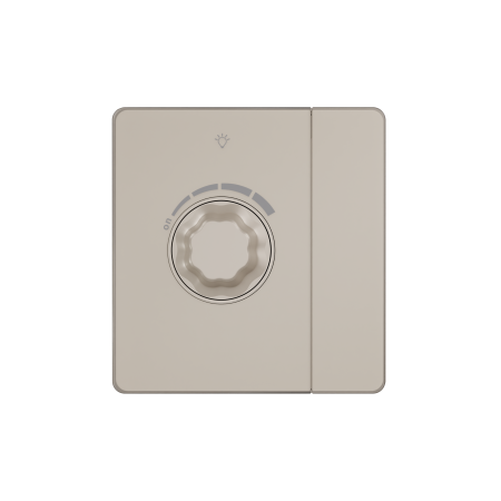 Systeme Electric Systeme Infinity Песчаный берег Светорегулятор TRIAC c выключателем 300Вт