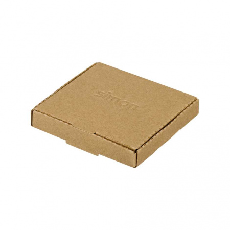 Simon 100 Белый глянец Накладка розетки 2xRJ45