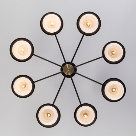 Потолочная люстра в стиле лофт 70106/8 черный Eurosvet Nocciola