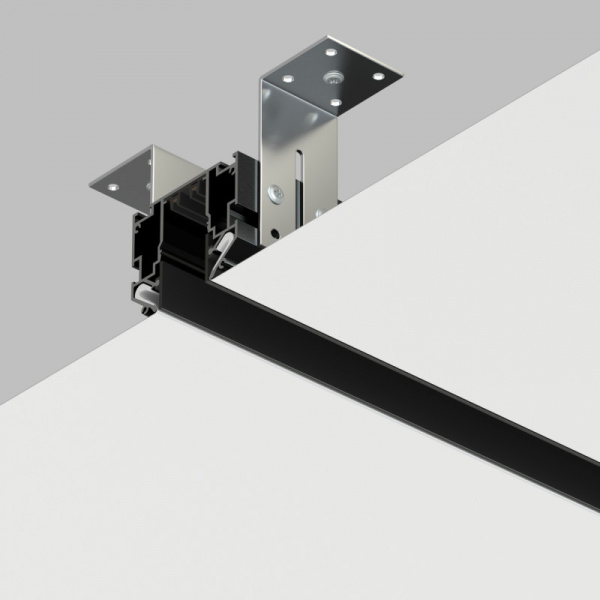 TR2023-BK Профиль-трек SMART ONE, для натяжных потолков, 3 м, алюминий, черный