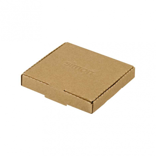 Simon 100 Белый глянец Накладка розетки 2xRJ45