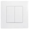 Legrand Etika Белый Выключатель 2-х клавишный, 10А