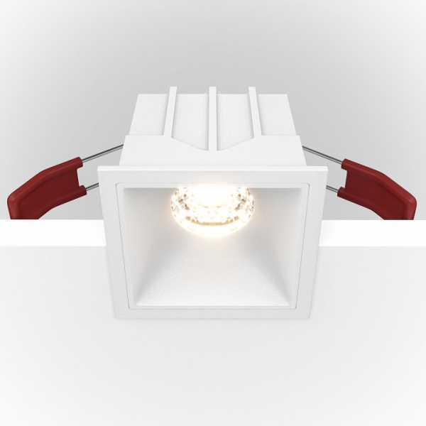Встраиваемый светильник Downlight DL043-01-10W4K-SQ-W Maytoni Alfa