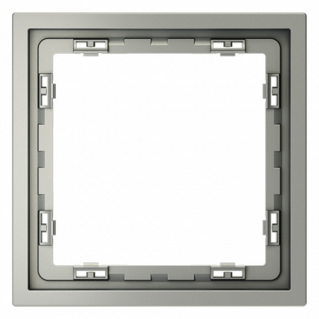 Рамка пластиковая VOLTUM S70 на 1 пост, (сталь)