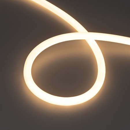 Arlight Лента герметичная MOONLIGHT-TOP-X560-D13mm 24V Warm3000 360deg (8.6 W/m, IP65, CSP, 5m, wire x1) (Прямой вывод кабеля)