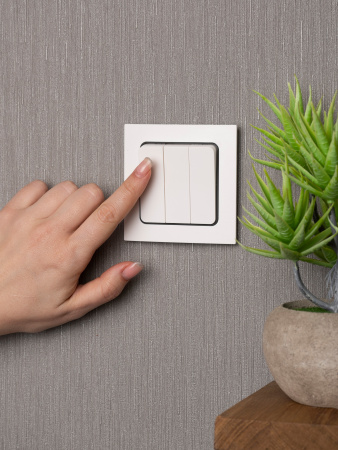 EKF PROxima Стокгольм Белый Выключатель 3-кл, 10А