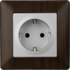 Legrand Valena LIFE DIY Алюм Розетка 1-ая с/з, безвинт.зажим