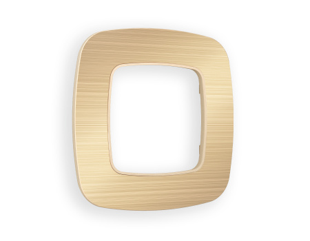 Рамка OMEGA Radian (Шампань Металл шлифованный) 1-ая OF580301