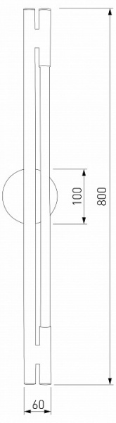 Настенный светильник 50265 LED титан Eurosvet Talus