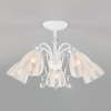 Потолочная люстра с плафонами 30155/5 белый Eurosvet Floranse