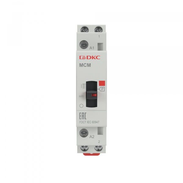 Контактор модульный YON max типа MCМ с ручным управлением, 2P, 25A, 240В, 2НО