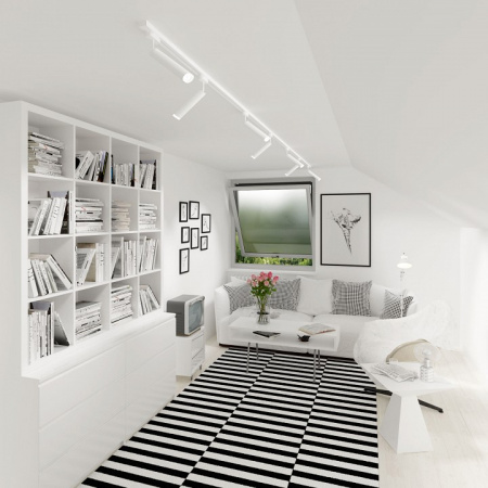 Трековый светодиодный светильник для однофазного шинопровода Oskar Белый 10W 4200K LTB28 Elektrostandard Oskar a040963