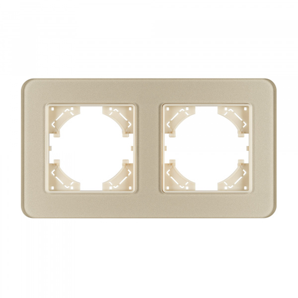 Arlight Рамка стеклянная FRM-OMALI-GS-2-GD (-)