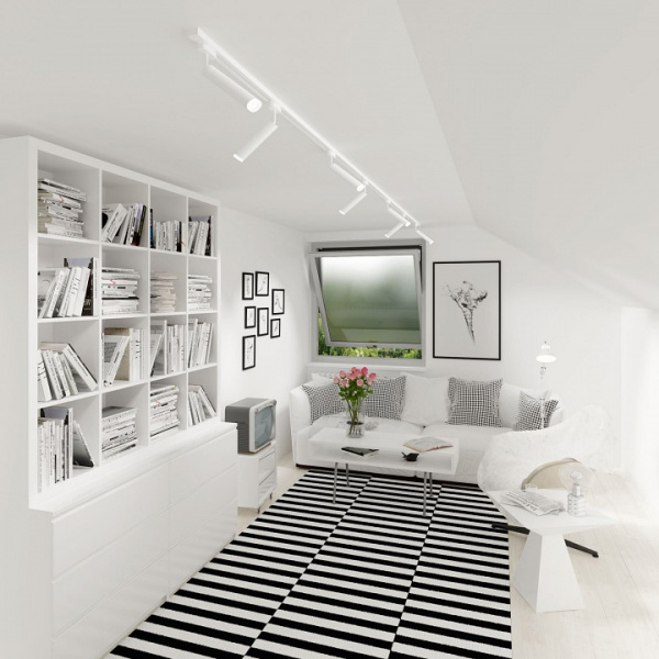 Трековый светодиодный светильник для однофазного шинопровода Oskar Белый 10W 4200K LTB28 Elektrostandard Oskar a040963