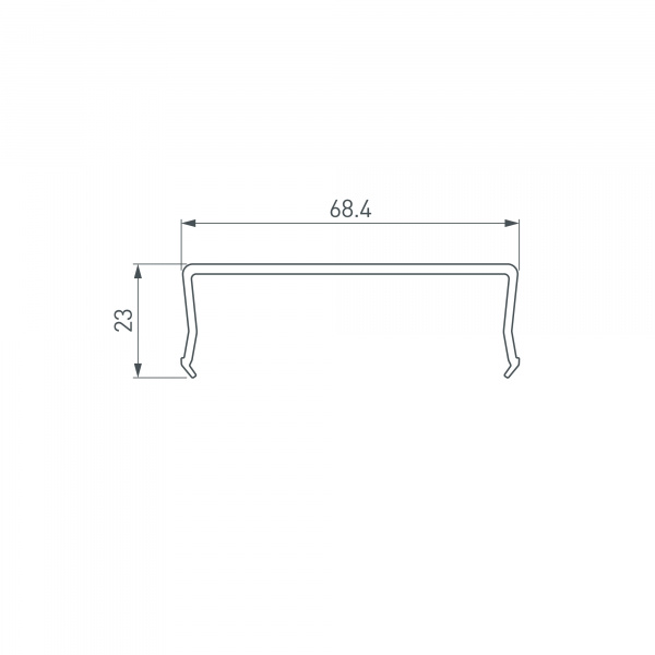 Arlight Экран SL-W68-2000 OPAL (Пластик)