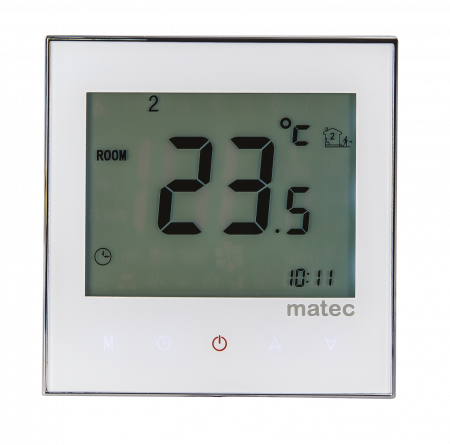 Zamel Программируемый регулятор температуры, сенсорный, белый Zamel Программируемый регулятор температуры, сенсорный, белый