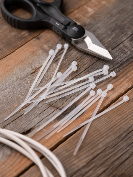 EKF Basic Хомут нейлоновый (2,5х60) (100шт.)