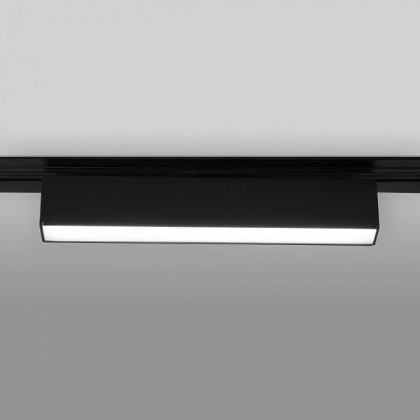 Трековый светодиодный светильник для однофазного шинопровода X-Line10W 4200K черный матовый X-Line черный матовый 10W 4200K (LTB53) однофа Elektrostandard X-Line a052442