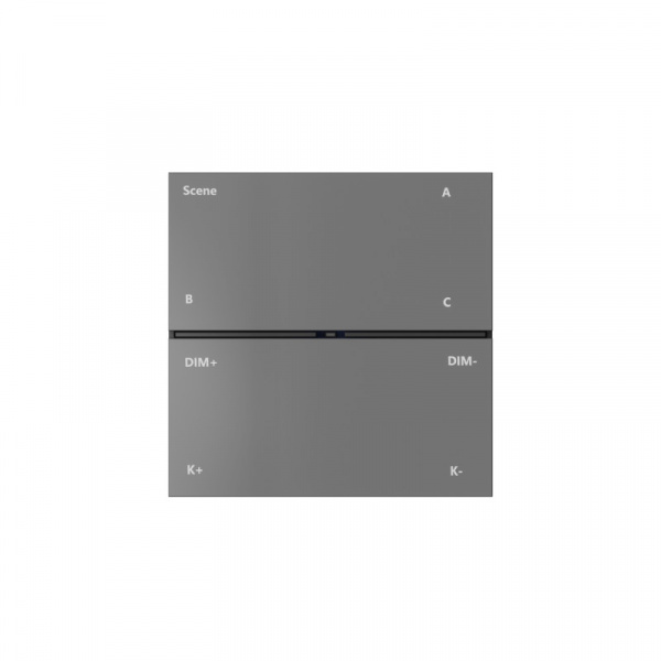 DK7201-DG Накладная настенная панель управления для светильников Air 3000-5000K, серия Control, IP20, CR2032 3V x 2, темно-серый, пластик