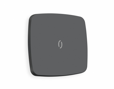 Лицевая панель OMEGA (Графит Мягкое касание) для 1-клавишных выключателей с подсветкой QUANT OP9020